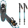 image:imageRetrospec Drifter Snowshoes amp Trekking Poles Bundle with Adjustable Bindings  Lightweight Aluminum Snow Shoes for Women amp Men  All Terrain Hiking amp Winter SportsIce Cap