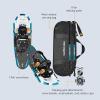 image:imageRetrospec Drifter Snowshoes amp Trekking Poles Bundle with Adjustable Bindings  Lightweight Aluminum Snow Shoes for Women amp Men  All Terrain Hiking amp Winter SportsIce Cap