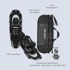 image:imageRetrospec Drifter Snowshoes amp Trekking Poles Bundle with Adjustable Bindings  Lightweight Aluminum Snow Shoes for Women amp Men  All Terrain Hiking amp Winter SportsBlack Ice