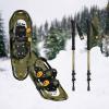 image:imageRetrospec Drifter Snowshoes amp Trekking Poles Bundle with Adjustable Bindings  Lightweight Aluminum Snow Shoes for Women amp Men  All Terrain Hiking amp Winter SportsOlive