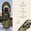 image:imageRetrospec Drifter Snowshoes amp Trekking Poles Bundle with Adjustable Bindings  Lightweight Aluminum Snow Shoes for Women amp Men  All Terrain Hiking amp Winter SportsOlive