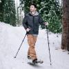 image:imageRetrospec Drifter Snowshoes for Women amp Men  Lightweight Aluminum Frame Snow Shoes with Double Ratchet Binding System Heel Lifts amp Carry Bag for All Terrain Hiking amp Winter SportsOlive