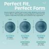 image:imageRetrospec Luna Exercise Ball with Pump  AntiBurst Fitness Equipment for Yoga Core Training amp Stability  Home Gym Swiss Ball for Office amp PregnancyOcean Blue