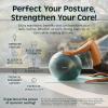 image:imageRetrospec Luna Exercise Ball with Pump  AntiBurst Fitness Equipment for Yoga Core Training amp Stability  Home Gym Swiss Ball for Office amp PregnancyBlack