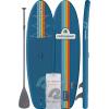 image:imageRetrospec Weekender Inflatable Stand Up Paddle Board Includes Paddle Pump and Accessories 106 Lightweight iSUP Puncture Resistant Inflatable Paddle Board for AdultsNavy Zion