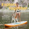 image:imageRetrospec Weekender Inflatable Stand Up Paddle Board Includes Paddle Pump and Accessories 106 Lightweight iSUP Puncture Resistant Inflatable Paddle Board for AdultsNavy Zion
