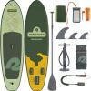 image:imageRetrospec Weekender Inflatable Stand Up Paddle Board Includes Paddle Pump and Accessories 106 Lightweight iSUP Puncture Resistant Inflatable Paddle Board for AdultsWild Spruce