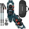 image:imageRetrospec Drifter Snowshoes amp Trekking Poles Bundle with Adjustable Bindings  Lightweight Aluminum Snow Shoes for Women amp Men  All Terrain Hiking amp Winter SportsSuperior Blue