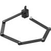 image:imageRetrospec Fortitude Folding Bike Lock  Heavy Duty AntiTheft 5mm Coated Steel Cut Resistant Bars Disc Cylinder Pick Resistant Lock with 2 Rust Resistant Keys and Lock CarrierMatte Black