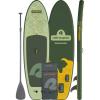 image:imageRetrospec Weekender Inflatable Stand Up Paddle Board Includes Paddle Pump and Accessories 106 Lightweight iSUP Puncture Resistant Inflatable Paddle Board for AdultsWild Spruce