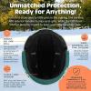 image:imageComstock Kids Ski amp Snowboard Helmet with ABS Shell EPS Impact Protection amp 10 Cooling Vents  Adjustable Winter Sports Gear Goggle ClipMatte Matcha Forest