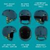 image:imageComstock Kids Ski amp Snowboard Helmet with ABS Shell EPS Impact Protection amp 10 Cooling Vents  Adjustable Winter Sports Gear Goggle ClipMatte Superior Blue