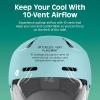 image:imageRetrospec Comstock Ski Helmet  Snowboard Helmet for Adults amp Youth  Adjustable Fit Snow Helmet with Protective Shell and Breathable Vents for Men Women Boys amp GirlsMatte Blue Ridge