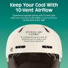 image:imageRetrospec Comstock Ski Helmet  Snowboard Helmet for Adults amp Youth  Adjustable Fit Snow Helmet with Protective Shell and Breathable Vents for Men Women Boys amp GirlsMatte Eggshell