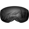 image:imageRetrospec Dipper Plus Kids Ski amp Snowboard Snow Goggles amp Lens for Children Interchangeable Lens  Skiing and SnowboardingMatte BlackMirror Polarized