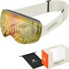 image:imageRetrospec Dipper Plus Kids Ski amp Snowboard Snow Goggles amp Lens for Children Interchangeable Lens  Skiing and SnowboardingMatte WonderlandHeliodor