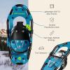 image:imageRetrospec Drifter Kids Snowshoes Bundle with Adjustable Trekking Poles  Lightweight Aluminum Hiking Sticks Collapsible for Boys amp Girls All Terrain  Walking Sticks with Carrying BagBrash Blue