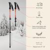 image:imageRetrospec Drifter Kids Snowshoes Bundle with Adjustable Trekking Poles  Lightweight Aluminum Hiking Sticks Collapsible for Boys amp Girls All Terrain  Walking Sticks with Carrying BagBlush