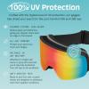 image:imageRetrospec Flume Ski Goggles for Men and Women UV ProtectionMatte BlackKaleido