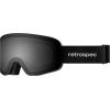 image:imageRetrospec Flume Ski Goggles for Men and Women UV ProtectionMatte BlackMirror Polarized