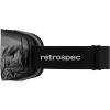 image:imageRetrospec Flume Ski Goggles for Men and Women UV ProtectionMatte BlackMirror Polarized
