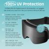 image:imageRetrospec Flume Ski Goggles for Men and Women UV ProtectionMatte BlackMirror Polarized