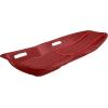image:imageRetrospec Retrorider Plastic Snow Sled  Toboggan Style with Pull Rope ColdResistant Coating and Hard Bottom for Smooth Downhill Rides  Available in 35 and 48 Sizes for Kids and AdultsBrrgundy