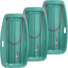 image:imageRetrospec Retrorider Plastic Snow Sled  Toboggan Style with Pull Rope ColdResistant Coating and Hard Bottom for Smooth Downhill Rides  Available in 35 and 48 Sizes for Kids and AdultsWintertide