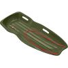 image:imageRetrospec Retrorider Plastic Snow Sled  Toboggan Style with Pull Rope ColdResistant Coating and Hard Bottom for Smooth Downhill Rides  Available in 35 and 48 Sizes for Kids and AdultsMistletoe