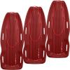 image:imageRetrospec Retrorider Plastic Snow Sled  Toboggan Style with Pull Rope ColdResistant Coating and Hard Bottom for Smooth Downhill Rides  Available in 35 and 48 Sizes for Kids and AdultsBrrgundy