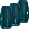 image:imageRetrospec Retrorider Plastic Snow Sled  Toboggan Style with Pull Rope ColdResistant Coating and Hard Bottom for Smooth Downhill Rides  Available in 35 and 48 Sizes for Kids and AdultsSnowy Spruce
