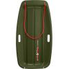 image:imageRetrospec Retrorider Plastic Snow Sled  Toboggan Style with Pull Rope ColdResistant Coating and Hard Bottom for Smooth Downhill Rides  Available in 35 and 48 Sizes for Kids and AdultsMistletoe