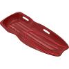 image:imageRetrospec Retrorider Plastic Snow Sled  Toboggan Style with Pull Rope ColdResistant Coating and Hard Bottom for Smooth Downhill Rides  Available in 35 and 48 Sizes for Kids and AdultsBrrgundy