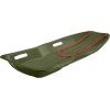 image:imageRetrospec Retrorider Plastic Snow Sled  Toboggan Style with Pull Rope ColdResistant Coating and Hard Bottom for Smooth Downhill Rides  Available in 35 and 48 Sizes for Kids and AdultsMistletoe