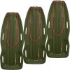 image:imageRetrospec Retrorider Plastic Snow Sled  Toboggan Style with Pull Rope ColdResistant Coating and Hard Bottom for Smooth Downhill Rides  Available in 35 and 48 Sizes for Kids and AdultsMistletoe