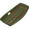 image:imageRetrospec Retrorider Plastic Snow Sled  Toboggan Style with Pull Rope ColdResistant Coating and Hard Bottom for Smooth Downhill Rides  Available in 35 and 48 Sizes for Kids and AdultsMistletoe
