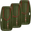 image:imageRetrospec Retrorider Plastic Snow Sled  Toboggan Style with Pull Rope ColdResistant Coating and Hard Bottom for Smooth Downhill Rides  Available in 35 and 48 Sizes for Kids and AdultsMistletoe