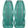 image:imageRetrospec Retrorider Plastic Snow Sled  Toboggan Style with Pull Rope ColdResistant Coating and Hard Bottom for Smooth Downhill Rides  Available in 35 and 48 Sizes for Kids and AdultsWintertide