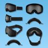 image:imageRetrospec Traverse Ski Goggles  Snowboard Goggles for Men Women  100 UV Protection AntiFog Snow GogglesMatte BlackStone