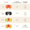image:imageRetrospec Zenith Ski Goggles  Snowboard Goggles for Men Women Boys amp Girls  100 UV Protection AntiFog Snow GogglesMatte Winter MintJasper