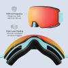 image:imageRetrospec Zenith Ski Goggles  Snowboard Goggles for Men Women Boys amp Girls  100 UV Protection AntiFog Snow GogglesMatte Winter MintJasper