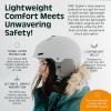image:imageRetrospec Zephyr Ski Helmet  Snowboard Helmet for Adults amp Youth with Adjustable Fit 9 Breathable Vents Removable Washable Earmuffs  Snow Sports Helmet for Men amp WomenMatte Basalt