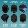image:imageRetrospec Zephyr Ski Helmet  Snowboard Helmet for Adults amp Youth with Adjustable Fit 9 Breathable Vents Removable Washable Earmuffs  Snow Sports Helmet for Men amp WomenMatte Black