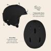 image:imageRetrospec Zephyr Ski Helmet  Snowboard Helmet for Adults amp Youth with Adjustable Fit 9 Breathable Vents Removable Washable Earmuffs  Snow Sports Helmet for Men amp WomenMatte Black