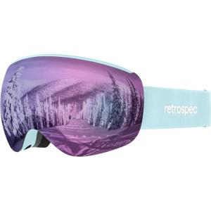 image:imageRetrospec Dipper Plus Kids Ski amp Snowboard Snow Goggles amp Lens for Children Interchangeable Lens  Skiing and SnowboardingMatte IceBismuth