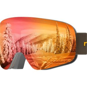 image:imageRetrospec Flume Ski Goggles for Men and Women UV ProtectionMatte BasaltJasper
