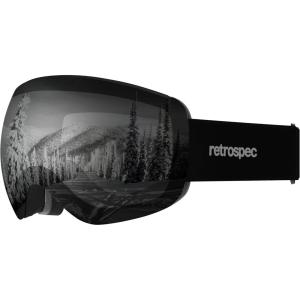 image:imageRetrospec Traverse Plus Ski amp Snowboard Snow Goggles and Interchangeble Lenses for Men and Women AntiFog and OTG DesignMatte BlackMirror Polarized
