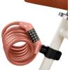 image:imageGrizzly Plus Integrated Combo Cable Bike Lock  12mmMatte Blush