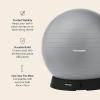 image:imageRetrospec Exercise Ball Base  Versatile Yoga and Pilates Accessory Fits 45 55 65 75cm Balls Durable ABS Plastic Construction