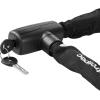 image:imageRetrospec Hero Plus Bicycle Chain Lock with Key Heavy Duty AntiTheft Bike Lock 10mm 3 Cut Resistant 3T Manganese Steel Chain and Weather Resistant Nylon SleeveOne Size